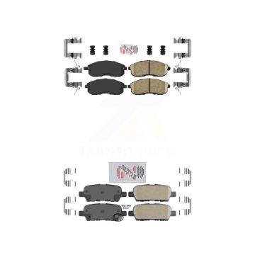 Front Rear Ceramic Disc Brake Pads Kit For Nissan Altima Sentra Juke KNF-100706