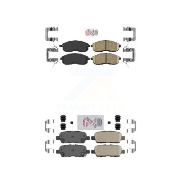 Front Rear Ceramic Disc Brake Pads Kit For Nissan Altima Sentra Juke KNF-100708