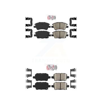 Front Rear Ceramic Disc Brake Pads Kit For Chevrolet Cruze Bolt EV Volt EUV KNF-100736
