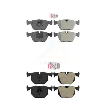 Front Rear Semi-Metallic Disc Brake Pads Kit For BMW X3 330Ci Z4 330i 330xi M3 KNF-100749