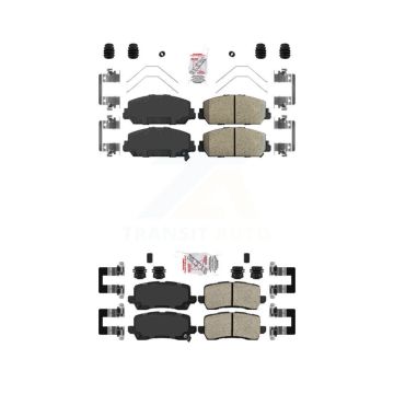 Front Rear Ceramic Disc Brake Pads Kit For Acura RLX KNF-100760