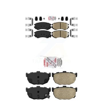 Front Rear Ceramic Disc Brake Pads Kit For Hyundai Tiburon KNF-100790