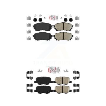 Front Rear Ceramic Disc Brake Pads Kit For Mazda 6 KNF-100795