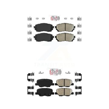 Front Rear Ceramic Disc Brake Pads Kit For Mazda 6 KNF-100796
