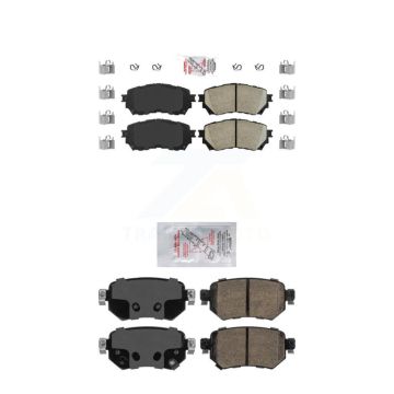 Front Rear Ceramic Disc Brake Pads Kit For Mazda 6 KNF-100798