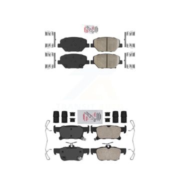 Front Rear Ceramic Disc Brake Pads Kit For Buick Envision KNF-100799