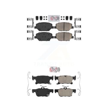 Front Rear Ceramic Disc Brake Pads Kit For Buick Envision KNF-100802