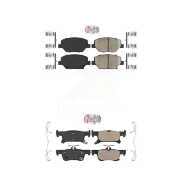 Front Rear Ceramic Disc Brake Pads Kit For Buick Envision With 288mm Diameter Rotor KNF-100803