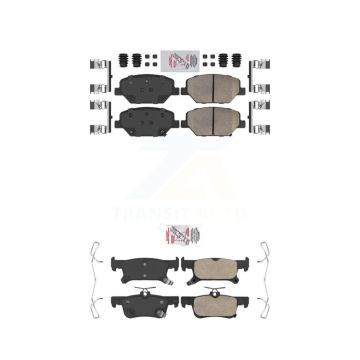 Front Rear Ceramic Disc Brake Pads Kit For Buick Envision With 288mm Diameter Rotor KNF-100804