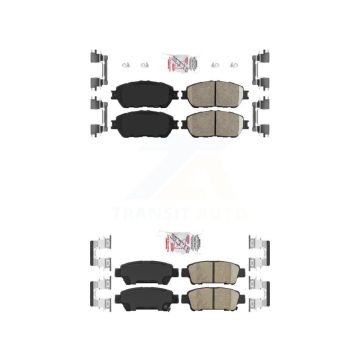 Front Rear Ceramic Disc Brake Pads Kit For 2004-2010 Toyota Sienna KNF-100842