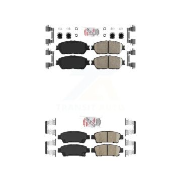 Front Rear Ceramic Disc Brake Pads Kit For 2004-2010 Toyota Sienna KNF-100843