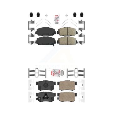 Front Rear Ceramic Disc Brake Pads Kit For 2013-2018 Acura RDX KNF-100853