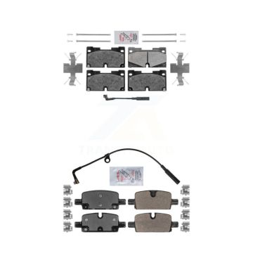 Front Rear Semi-Metallic Disc Brake Pads Kit For GMC Chevrolet Silverado 1500 Sierra XL KNF-100855