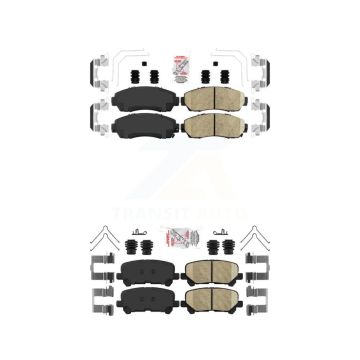 Front Rear Ceramic Disc Brake Pads Kit For 2011-2017 Honda Odyssey KNF-100870