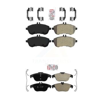 Front Rear Semi-Metallic Disc Brake Pads Kit For Mercedes-Benz C300 C250 C230 KNF-100887