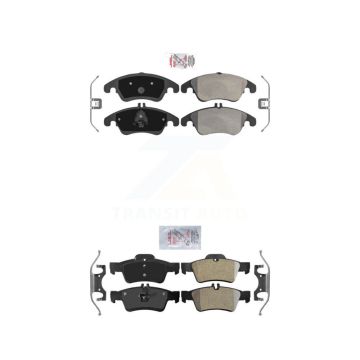 Front Rear Semi-Metallic Disc Brake Pads Kit For Mercedes-Benz E350 E400 E250 CLS400 KNF-100888