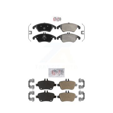 Front Rear Semi-Metallic Disc Brake Pads Kit For Mercedes-Benz SLK350 SLK250 SLC300 KNF-100889