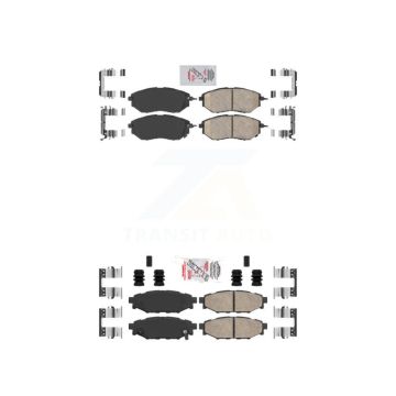 Front Rear Ceramic Disc Brake Pads Kit For Subaru WRX KNF-100904