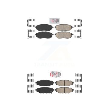 Front Rear Ceramic Disc Brake Pads Kit For Subaru WRX KNF-100905