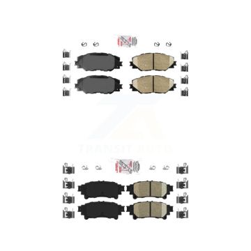 Front Rear Ceramic Disc Brake Pads Kit For 2016-2020 Toyota Mirai KNF-100963
