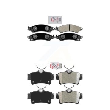 Front Rear Semi-Metallic Disc Brake Pads Kit For Ford Mustang Left or Right KNF-100979