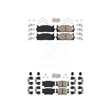 Front Rear Ceramic Disc Brake Pads Kit For Toyota Camry Lexus ES350 Avalon ES300h KNF-101019