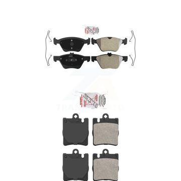 Front Rear Semi-Metallic Disc Brake Pads Kit For Mercedes-Benz E320 CLK320 CLK430 E430 KNF-101027