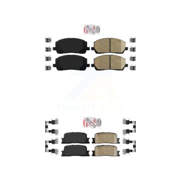 Front Rear Ceramic Disc Brake Pads Kit For 2001-2003 Toyota Highlander KNF-101030