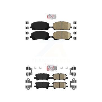 Front Rear Ceramic Disc Brake Pads Kit For Toyota Highlander KNF-101031
