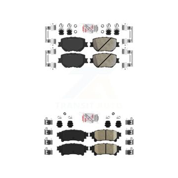 Front Rear Ceramic Disc Brake Pads Kit For Lexus IS250 KNF-101061