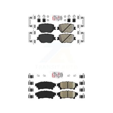 Front Rear Ceramic Disc Brake Pads Kit For Lexus IS250 KNF-101062