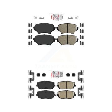 Front Rear Ceramic Disc Brake Pads Kit For 2006-2015 Mazda MX-5 Miata KNF-101093