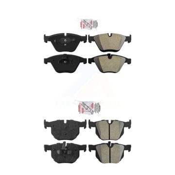 Front Rear Semi-Metallic Disc Brake Pads Kit For BMW 335i xDrive X1 335xi 335is 335d KNF-101108