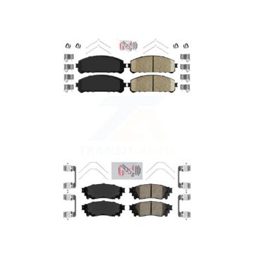 Front Rear Ceramic Disc Brake Pads Kit For Lexus Toyota Camry NX300 NX200t NX300h Avalon KNF-101111