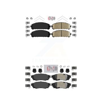 Front Rear Ceramic Disc Brake Pads Kit For Lexus RX350 RX450h RX350L RX450hL KNF-101120