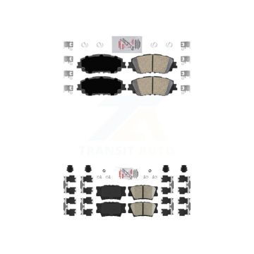 Front Rear Ceramic Disc Brake Pads Kit For Toyota Camry KNF-101126