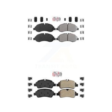 Front Rear Semi-Metallic Disc Brake Pads Kit For Ford Transit-250 Transit-150 Transit-350 KNF-101137