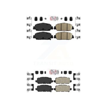 Front Rear Ceramic Disc Brake Pads Kit For 2016-2022 Honda HR-V KNF-101148