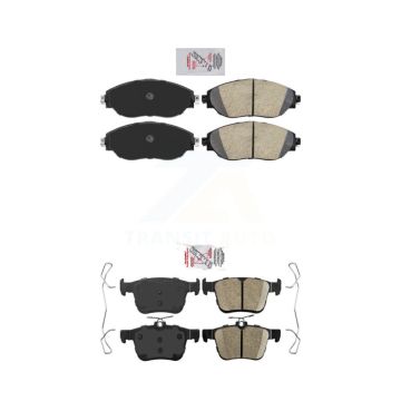 Front Rear Ceramic Disc Brake Pads Kit For Volkswagen Tiguan Jetta Audi Q3 Golf R Arteon KNF-101159