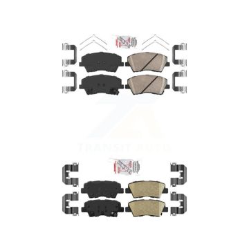 Front Rear Ceramic Disc Brake Pads Kit For Hyundai Elantra Kia Niro Ioniq KNF-101161