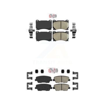 Front Rear Ceramic Disc Brake Pads Kit For Hyundai Genesis Equus KNF-101190