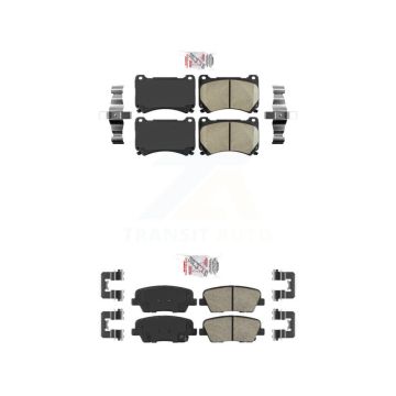 Front Rear Ceramic Disc Brake Pads Kit For Hyundai Genesis Equus KNF-101191