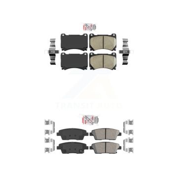 Front Rear Ceramic Disc Brake Pads Kit For Hyundai Genesis KNF-101196