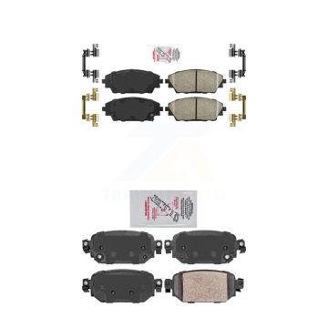 Front Rear Ceramic Disc Brake Pads Kit For 2019-2022 Mazda CX-3 KNF-101210