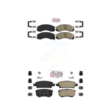 Front Rear Ceramic Disc Brake Pads Kit For 2005-2006 Mitsubishi Outlander KNF-101224