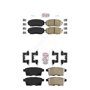 Front Rear Ceramic Disc Brake Pads Kit For Mazda Ford Edge CX-7 CX-9 Lincoln MKX KNF-101236