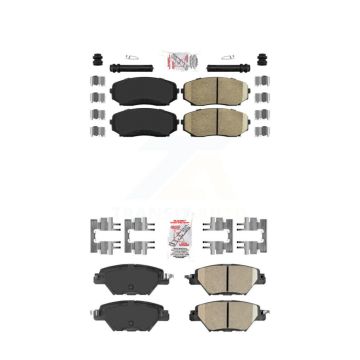 Front Rear Ceramic Disc Brake Pads Kit For 2016-2023 Mazda CX-9 KNF-101241