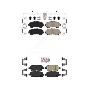 Front Rear Ceramic Disc Brake Pads Kit For Nissan Rogue Sport Qashqai KNF-101262