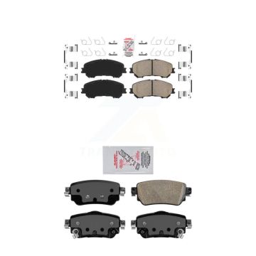 Front Rear Ceramic Disc Brake Pads Kit For Nissan Rogue Sport Qashqai KNF-101266