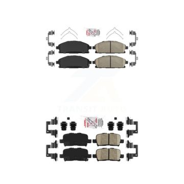 Front Rear Ceramic Disc Brake Pads Kit For 2003-2006 Acura MDX KNF-101301